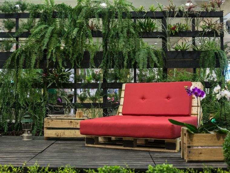 salon de jardin palette bois canape terrasse exterieur deco