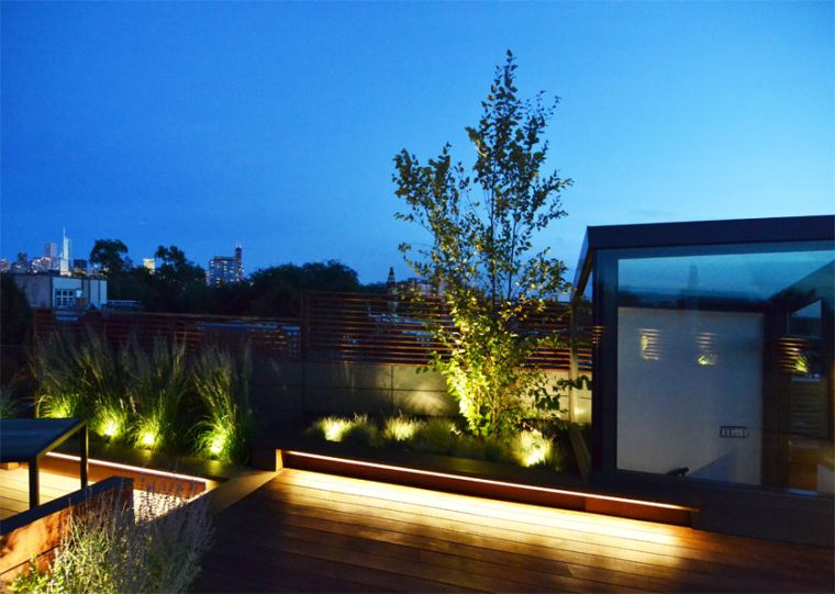 terrasses en ville eclairage idee deco exterieur design
