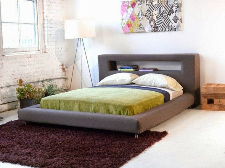 tete de lit avec alcove rangement