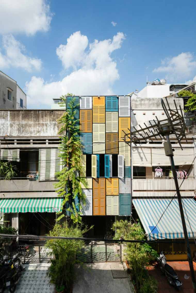 Vegan House par Block Architects volet fenêtre sous toutes ses coutures