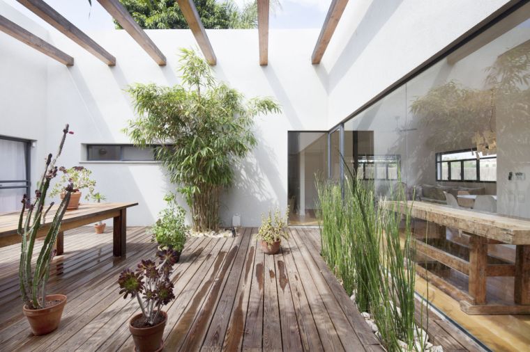 cour maison deco terrasse style moderne