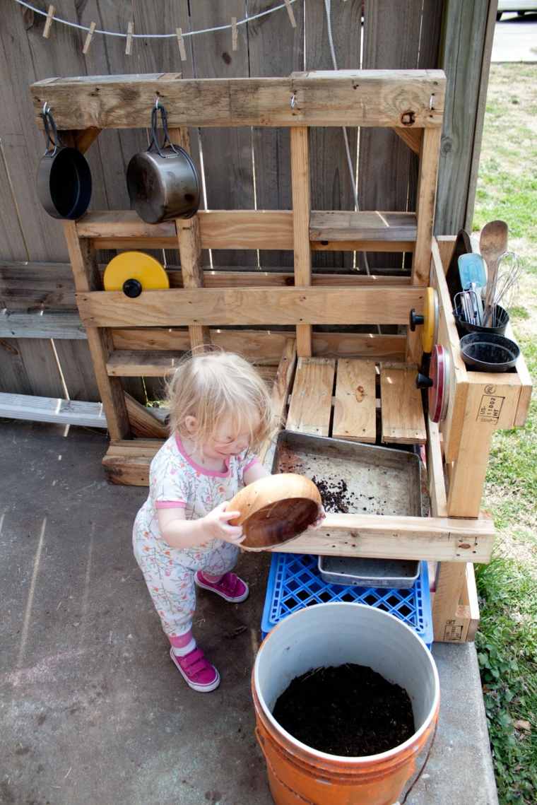 cuisine enfant palettes de bois DIY