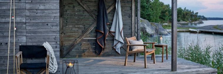 déco style scandinave chaise bois exterieur design