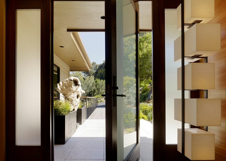porte entrée contemporaine maison design