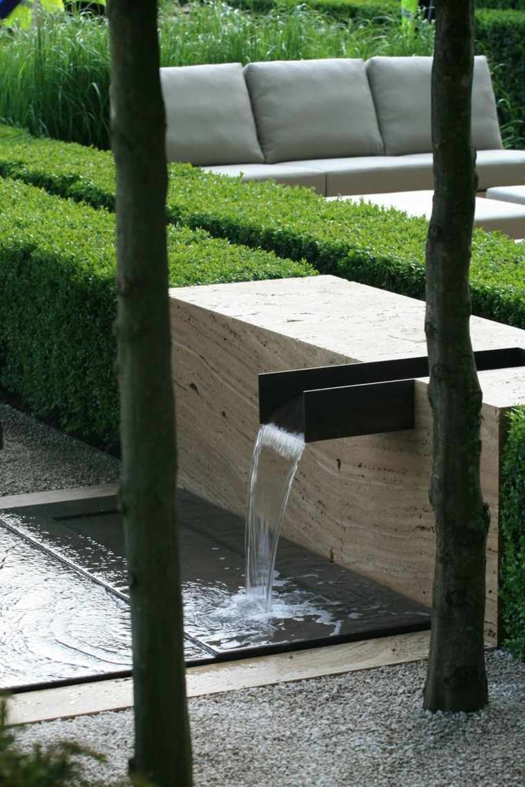 déco jardin zen extérieur etang eau