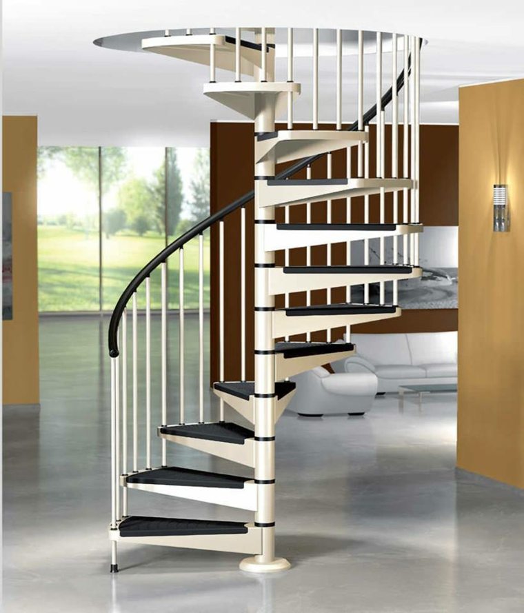 escalier design compact idee amenagement appartement