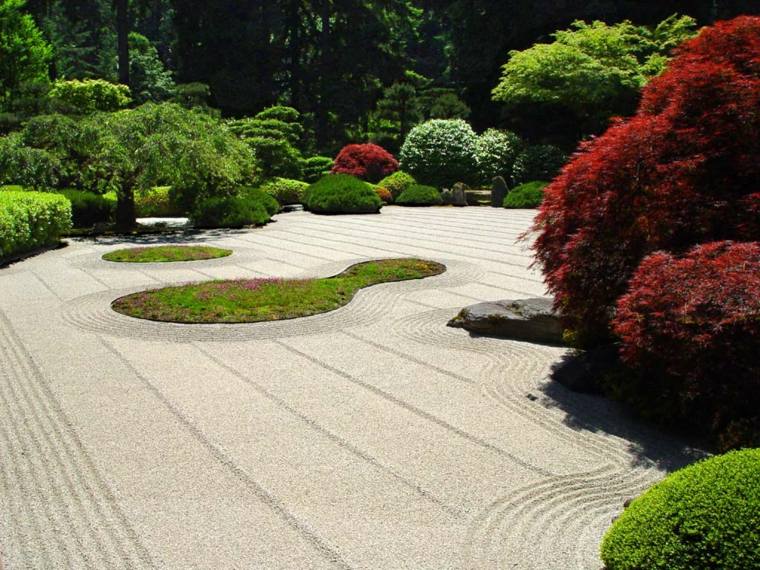 gravier blanc japonais amenagement jardin