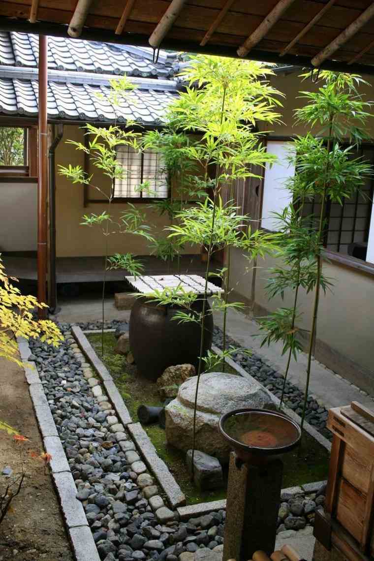 jardin japonais zen bambous