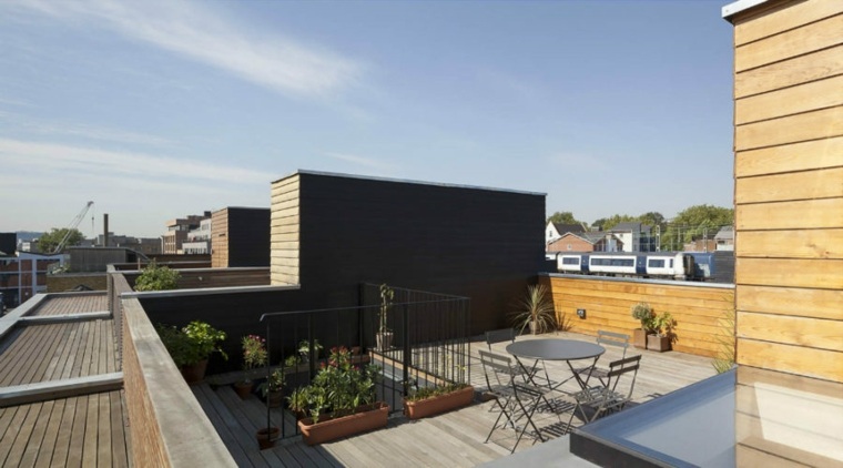 amenagement jardin toit maison moderne