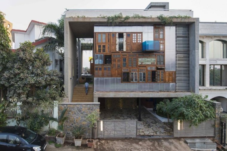 maison design contemporain toit plat image