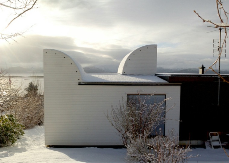 idees maison moderne toit plat design 