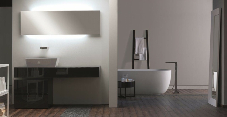 meuble design suspendu rangement deco salle de bain