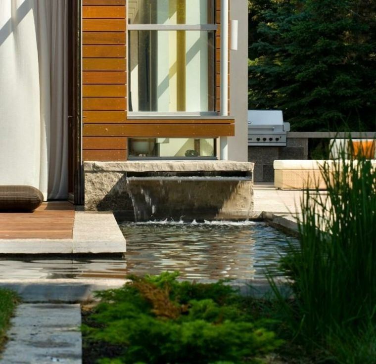 petit bassin de jardin exterieur design moderne