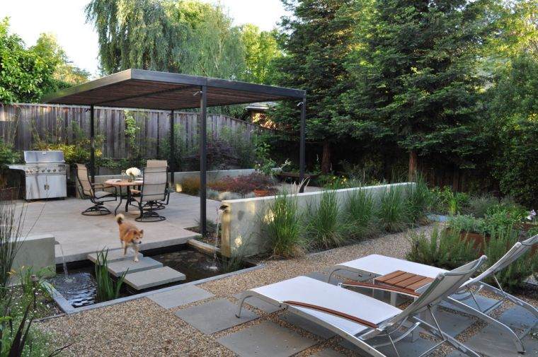 petit bassin de jardin maison exterieur design