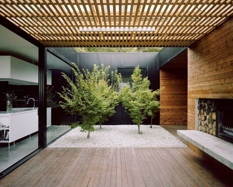 petit jardin d'intérieur maison deco ambiance zen