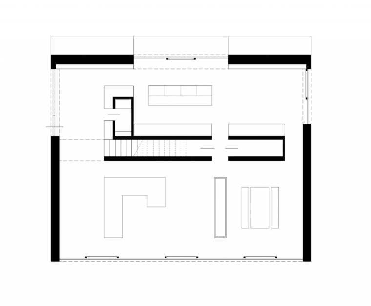 plan maison contemporaine deco bois design interieur