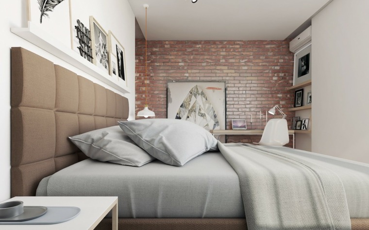 associer couleurs chambre à coucher idée aménager espace design tête de lit 