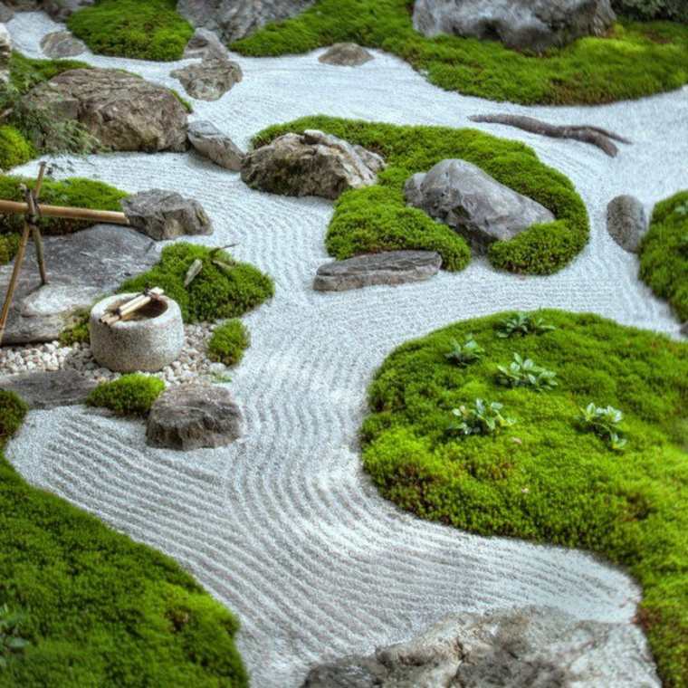 créer un jardin zen idée roches aménager zen jardin