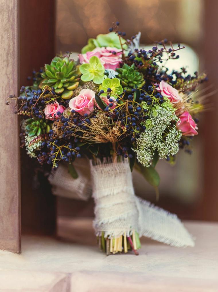 bouquet fleurs romantique idée décorer intérieur 