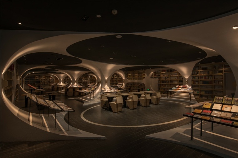 bibliothèque design architecture contemporaine salle lecture espace lecture