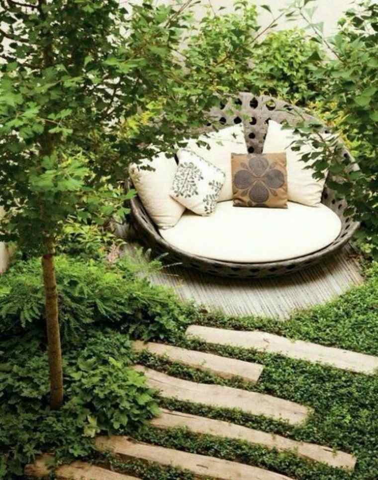 mobilier de jardin coin méditation