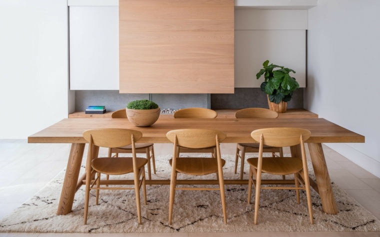 table de salle à manger meubles bois moderne