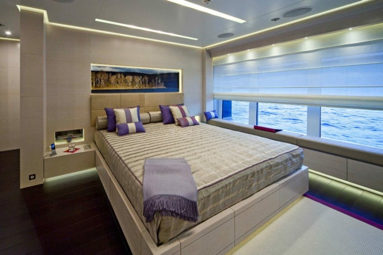yacht bateau interieur idee deco luxe