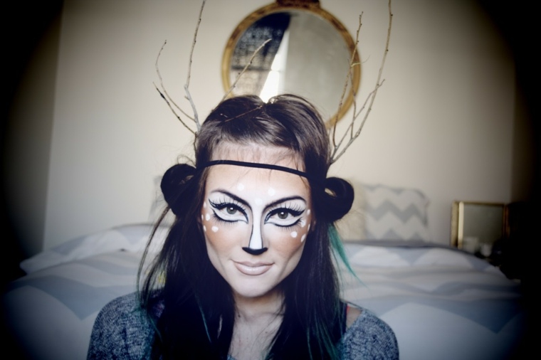 chevreuil déguisement femme halloween maquillage facile
