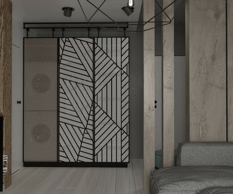 armoire aménager espace moderne idée cabinet beige tendance
