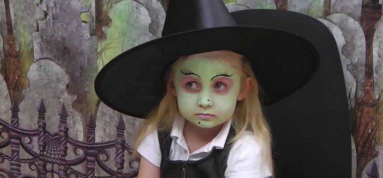maquillage halloween enfant sorciere