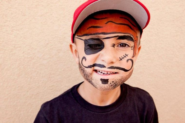 halloween maquillage pour enfant pirate