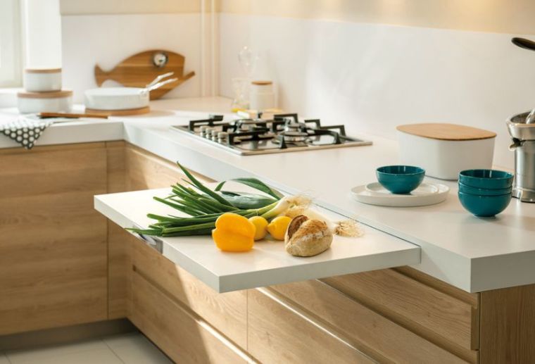 meuble rangement cuisine moderne bois