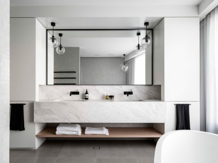 photos salle de bain pierre mobilier design