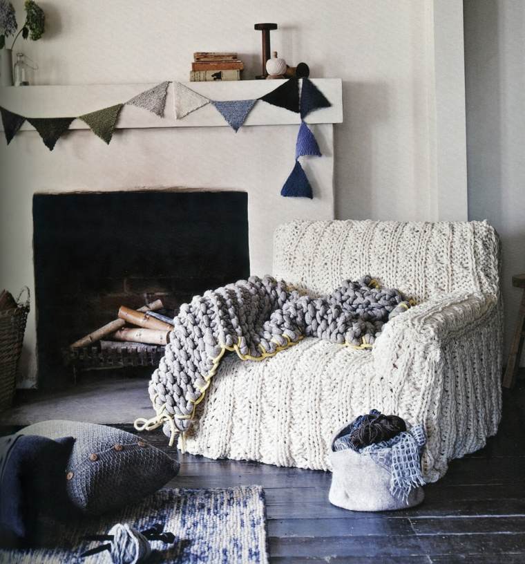 ambiance cosy interieur meuble tapisse laine