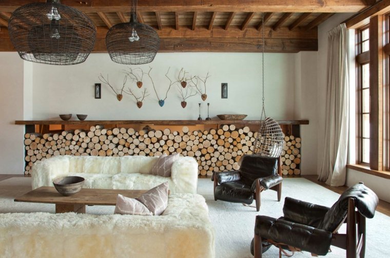 idee deco style chalet rustique moderne