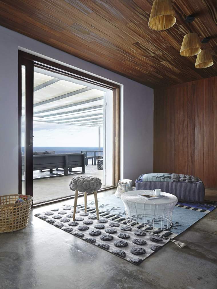 meuble laine tapisserie design moderne