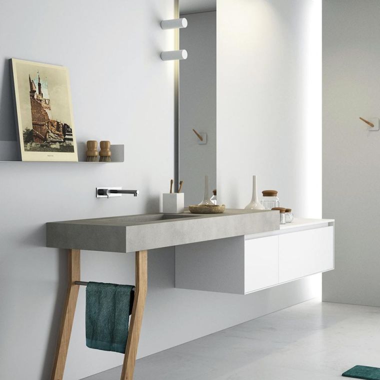 idee meuble salle de bain design minimaliste