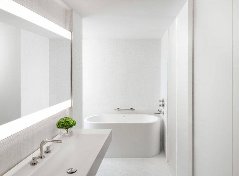 salle de bains design moderne petit espace