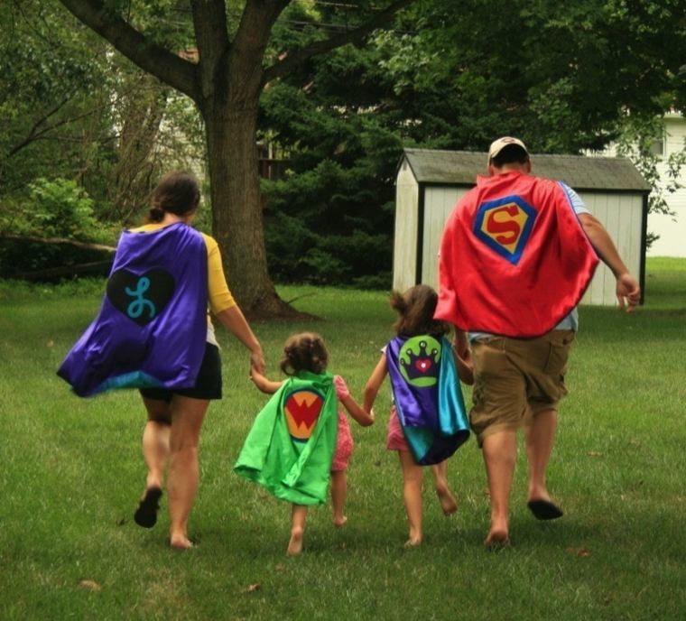 déguisement super-héros idée halloween famille