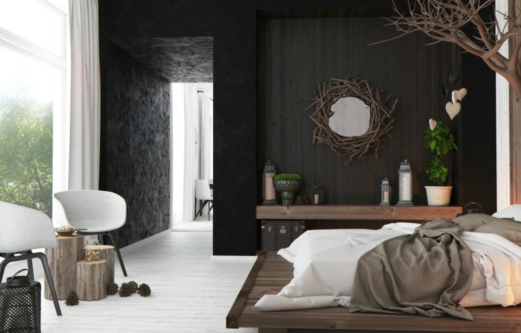 style campagne chic amenagement chambre moderne