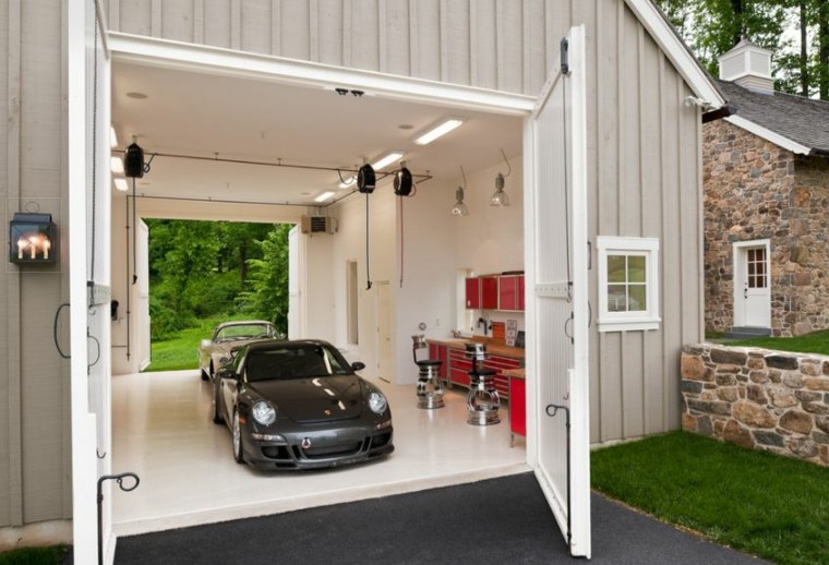 idee aménagement garage mobilier rangement interieur