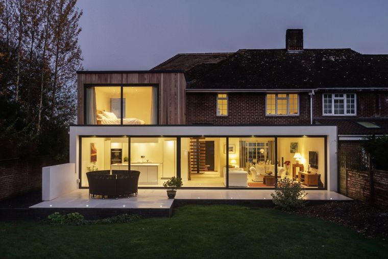 image veranda maison vitree extension design