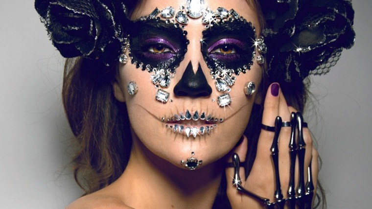 maquillage halloween féerique élégant classique chic