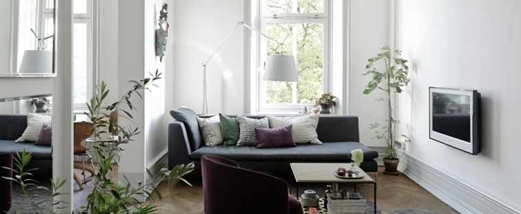 image sejour salon design scandinave ambiance moderne