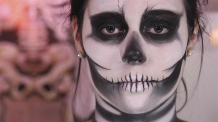 tête de mort mexicaine maquillage halloween