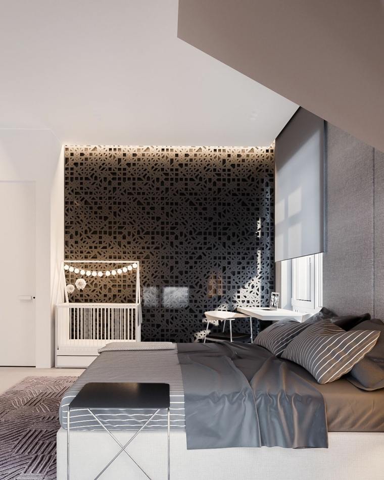 decoration minimaliste maison chambre design contemporain