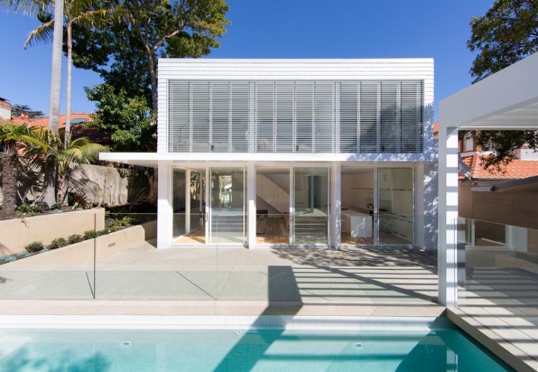 architecture plan agrandissement maison jardin idee piscine