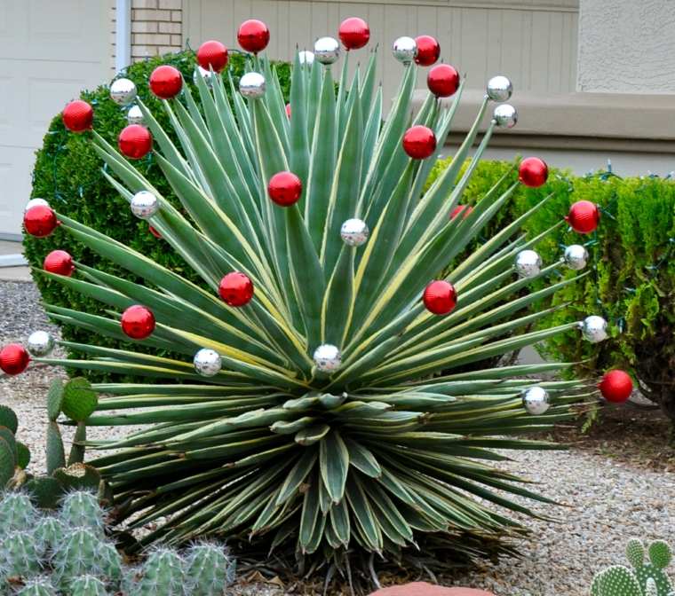 décorations de noël à faire soi-même boules cactus