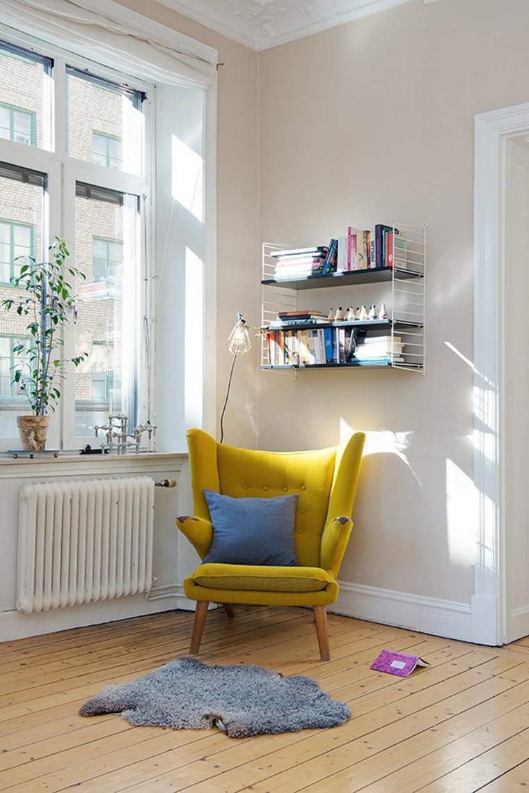 fauteuil scandinave interieur design meuble capitonne