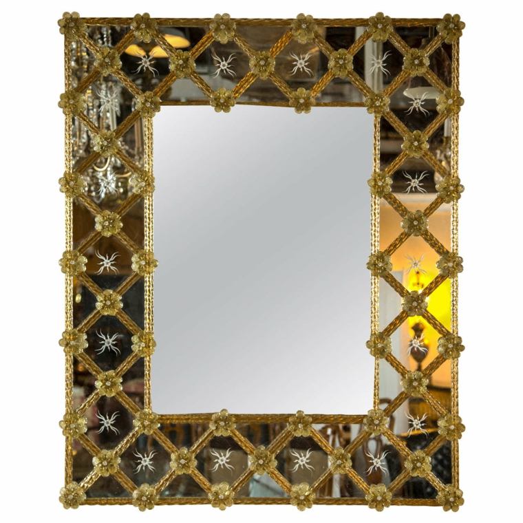 miroir vénitien ancien beau original